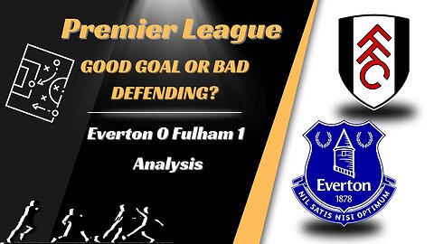 Everton 0 Fulham 1 Analysis Good goal or bad defending?