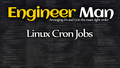 Linux, Unix, macOS Cron Jobs