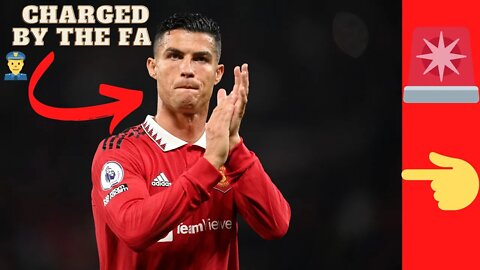 Cristiano Ronaldo Charged By The FA! #cristianoronaldo #cr7 #mufcnews