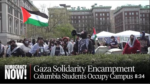 Columbia students risk arrest, suspension to maintain Gaza solidarity encampment on campus