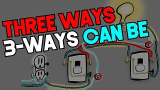 THREE WAYS 3-WAYS CAN BE (3way Switch Wiring - ILLEGAL AND LEGAL METHODS)