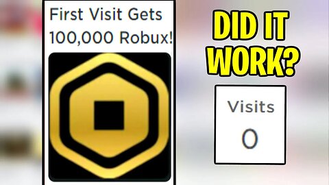 Playing Roblox Games With 0 Visits