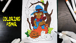 ASMR Halloween Coloring