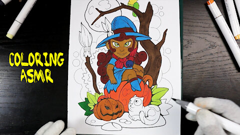 ASMR Halloween Coloring