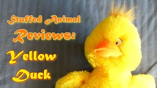 Stuffed Animal Reviews: Chica The Yellow Duck Chicken Hybrid Creature Thingamadoohickie