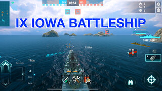 WORLD OF WARSHIPS - IX IOWA BATTLESHIP game play