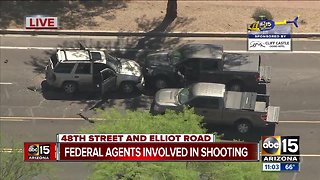 Witness describes chaos of federal agent-involved shooting