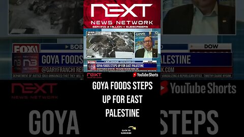 Goya Foods Steps Up For East Palestine #shorts