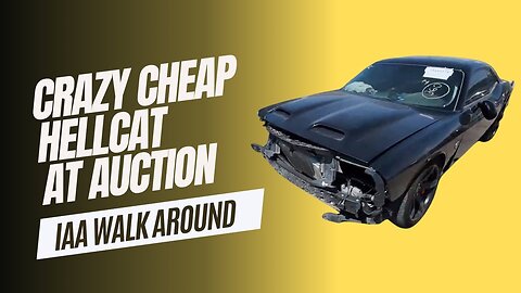 Crazy Cheap Hellcat At Auction, Fake Audi S7, IAA Walk Around