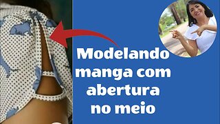 Aprenda Modelar Manga com Abertura no Meio