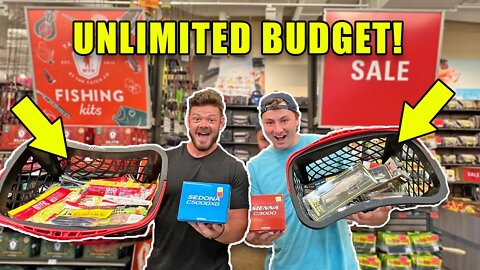 NO BUDGET Tackle Shopping At WORLD'S BIGGEST Fishing Store!