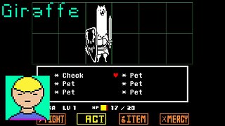 [The Giraffe episode] Let's Play Undertale #Giraffe