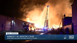 Arrest made in downtown Phoenix arson
