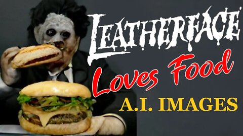 Leatherface Loves To Eat - A.I. Images