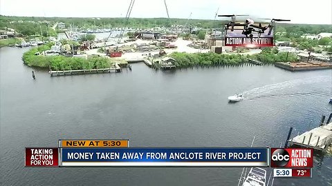 $3.5 million meant for Anclote River dredging redirected to panhandle for hurricane relief efforts
