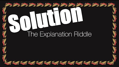 140. Rubric. The Explanation Riddle: Solution. Matthew 13, Mark 4, Luke 8