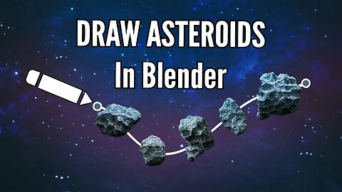 Create Asteroid Fields Using Geometry Nodes! | Blender 3D Tutorial