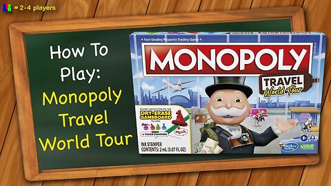 How to play Monopoly Travel World Tour