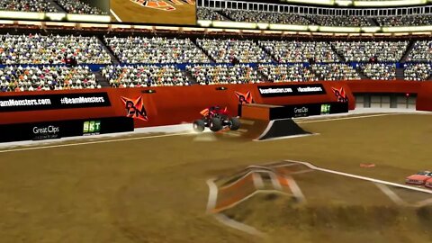 Monster Jam Freestyle #15 BeamNG.Drive Monster Jam #beamngdrive #monsterjam