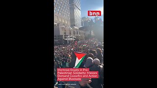 PRO PALESTINE DEMONSTRATIONS IN MONTREAL