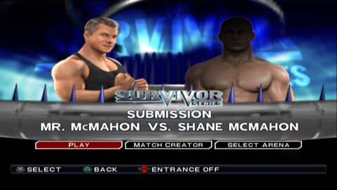 WWE SmackDown vs. Raw 2011 Mr. McMahon vs Shane McMahon