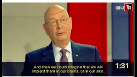 Klaus Anal Schwab : "We will feel the nano in our brain" - OUR BRAIN? Stop lying again Klaus