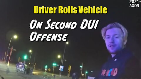 Drunk Driver Rolls Car For a Second DUI Offense