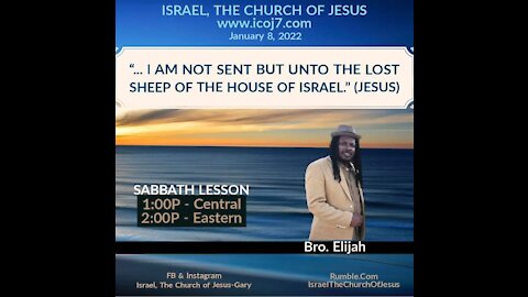 “... I AM NOT SENT BUT UNTO THE LOST SHEEP OF THE HOUSE OF ISRAEL.” (JESUS)