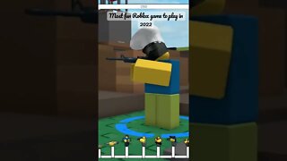 Most Fun Roblox Game to Play in 2022