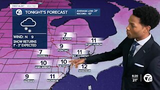 Winter storm heading for Metro Detroit