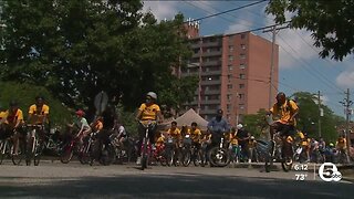 Local bikers take a slow roll throughout Cleveland neighborhoods