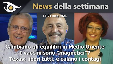 NEWS della settimana (14-21 mag 2021)