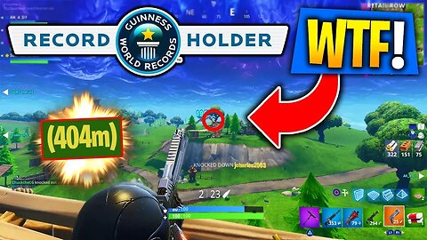 WORLD RECORD LONGEST Fortnite HAND CANNON SNIPE! - 500m Fortnite Battle Royale Hand Cannon Shot?