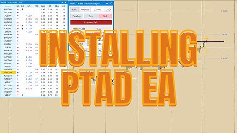 How To Install The Profit Alerts Dash EA Trade Manager