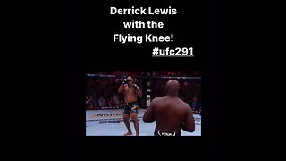 UFC’s Derrick Lewis hits a Flying Knee