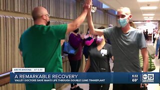 Valley doctors save man's life through double lung transplant after COVID diagnosis