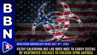 BBN, July 31, 2023 - Filthy California bio lab bred mice to carry dozens of WEAPONIZED DISEASES...