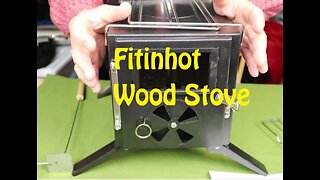 Fitinhot Hot Tent Wood Stove First Burn