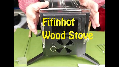 Fitinhot Hot Tent Wood Stove First Burn
