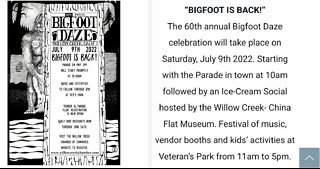 2022 Bigfoot Daze in Willow Creek