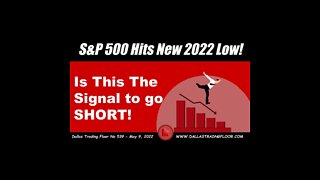 S&P 500 Hits New 2022 Low!