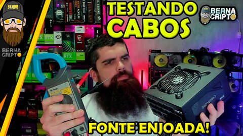 TESTANDO OS CABOS XPG CYBERCORE 1300W, SERÁ QUE POSSO USAR CABO DO ALIEXPRESS NELA? - BERNA CRIPTO