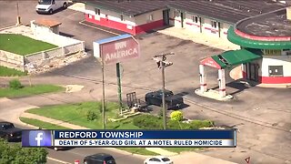 Mom & boyfriend in custody after 5-year-old girl found dead at Redford motel