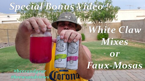 White Claw Concoctions aka Faux-Mosas