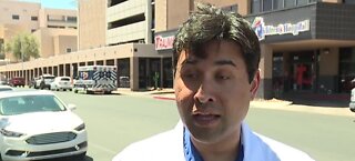 Doctors warns against hot pavement