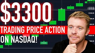 $3300 Day Trading Nasdaq Futures! PRICE ACTION!!