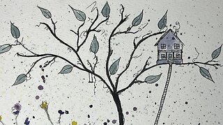 The Treehouse Watercolor Play