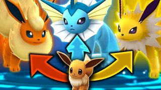 Pokemon Go: How to evolve Eevee into a Vaporeon, Jolteon or Flareon