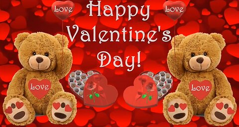Elvis Presley - Teddy Bear - Happy Valentine's Day - Video card - From Happy Birthday 3D