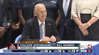 Florida governor signs college affordability bill